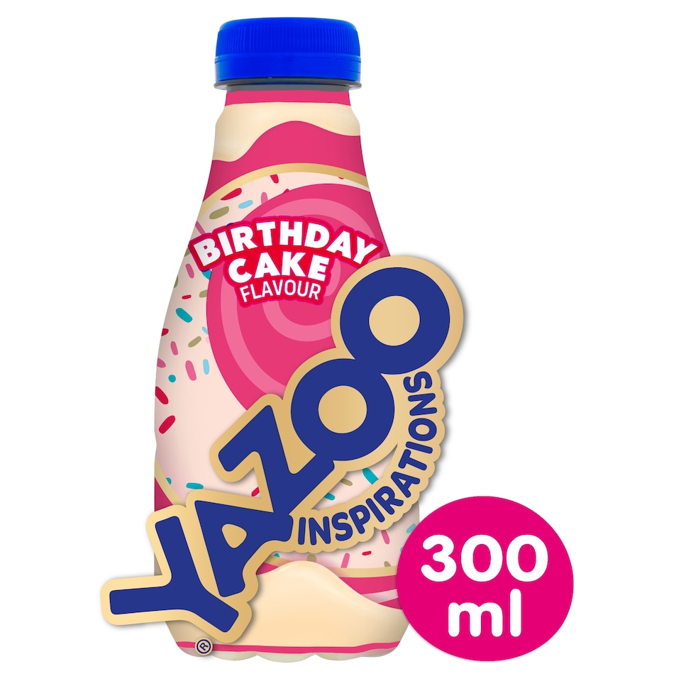 Yazoo Inspirations Birthday Cake Milkshake 300ml 