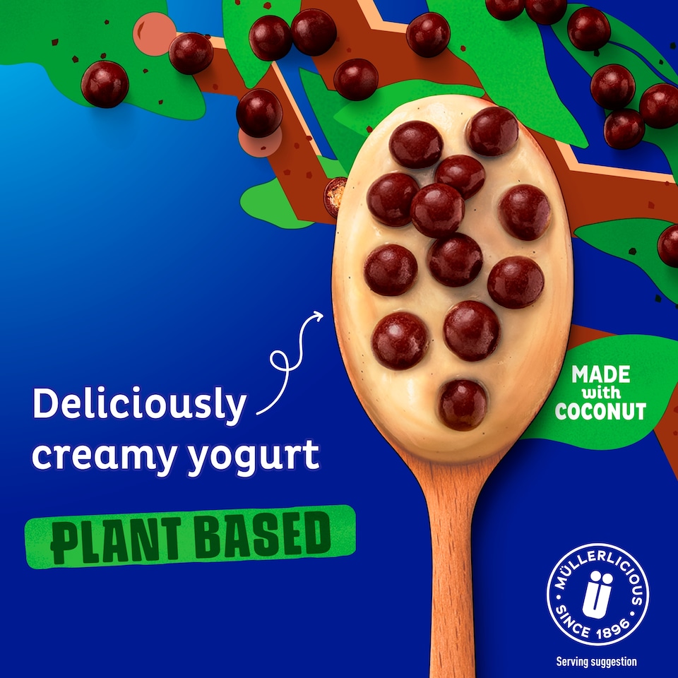 image 1 of Muller Corner Plant Based Yoghurt Crunchy Chocolate Balls 125g