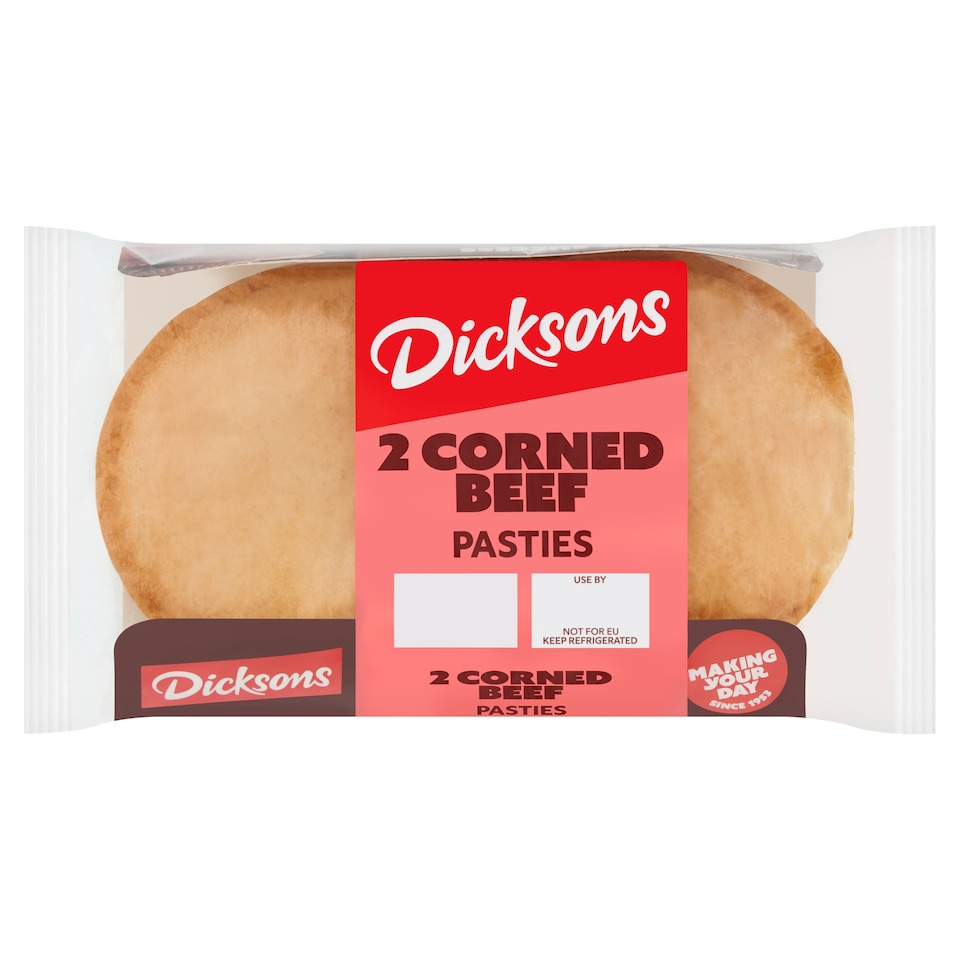 Dicksons Corned Beef Pasties 2 X 148G