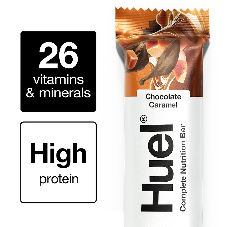 Huel Chocolate Caramel Flavour Complete Nutrition Bar 55g