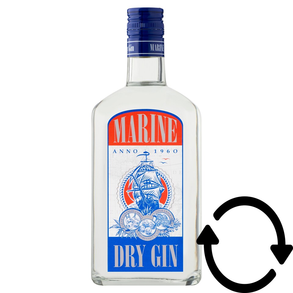 Marine Dry gin 37,5% 0,5 l