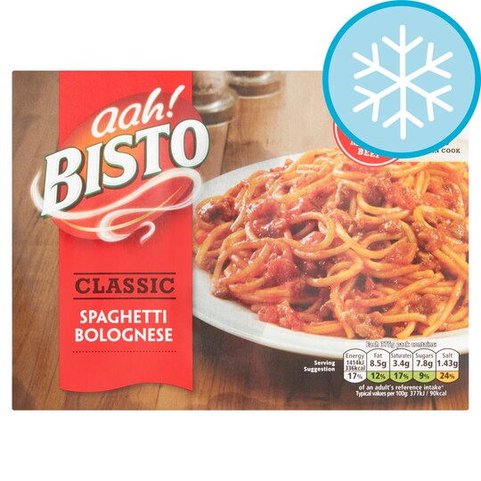 BISTO SPAGHETTI BOLOGNESE 375G Tesco Groceries