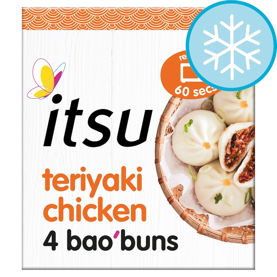 image 1 of Itsu Teriyaki Chicken 4 Bao Buns 180G