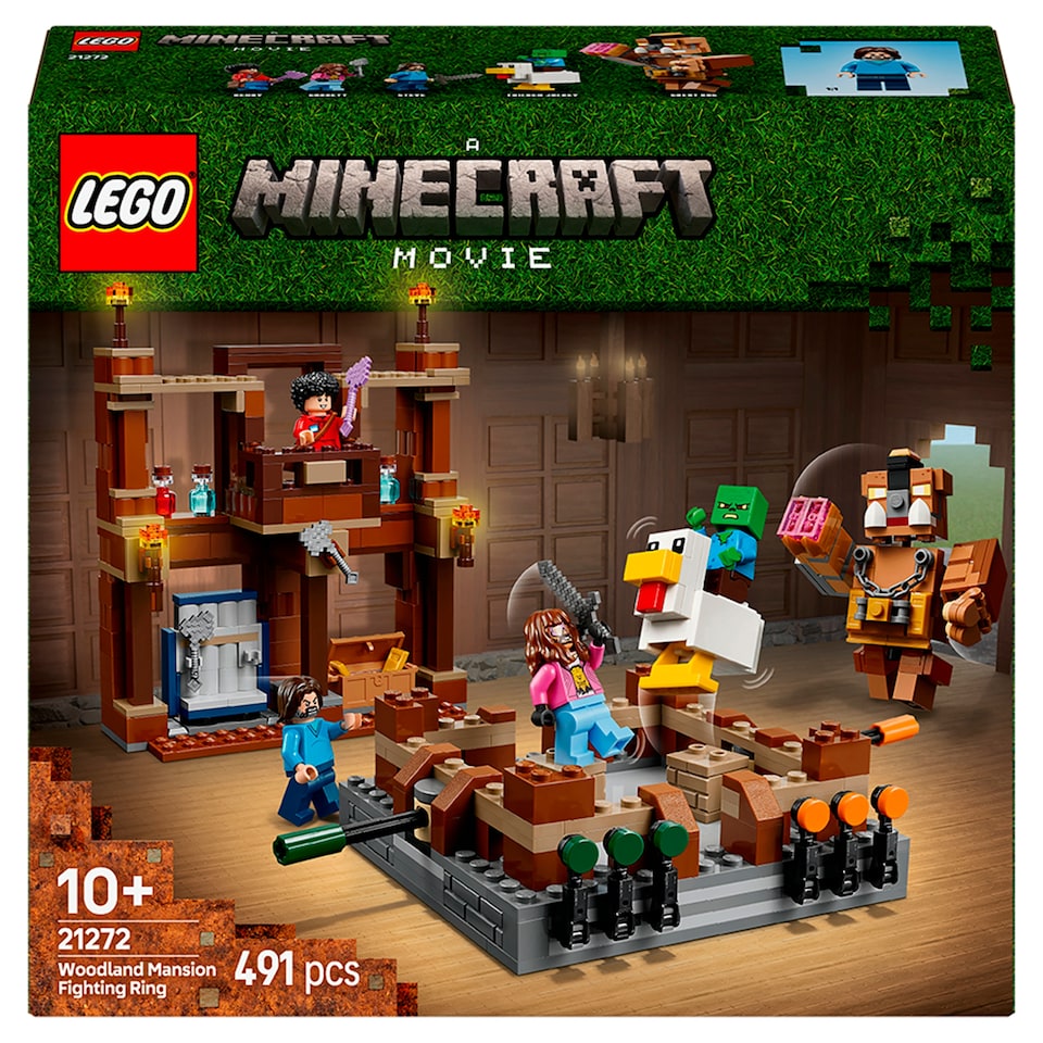 image 1 of LEGO Minecraft 21272 Woodland Mansion Fighting Ring
