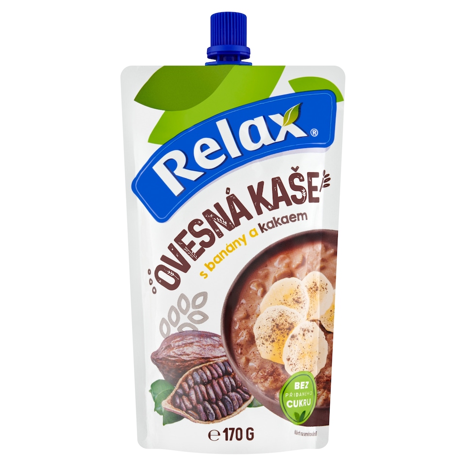 image 1 of Relax Oatmeal with Banana, Apple, Yogurt and Cocoa 170 g