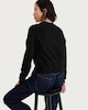 image 3 of F&F Knitted Button Up Long Sleeved Cardigan in Black