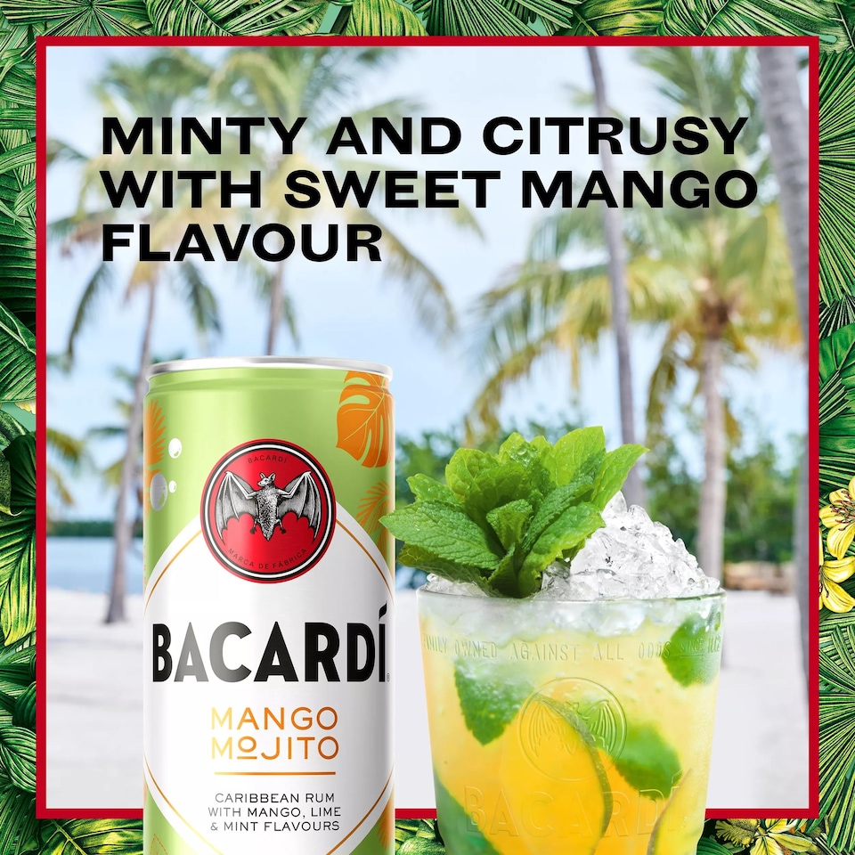 image 1 of Bacardi Mango Mojito 250Ml