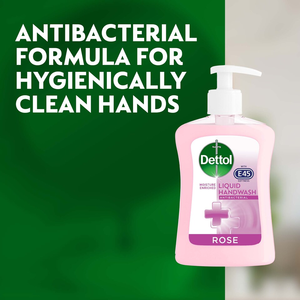 image 1 of Dettol With E45 Handwash Lotus Flower 250Ml