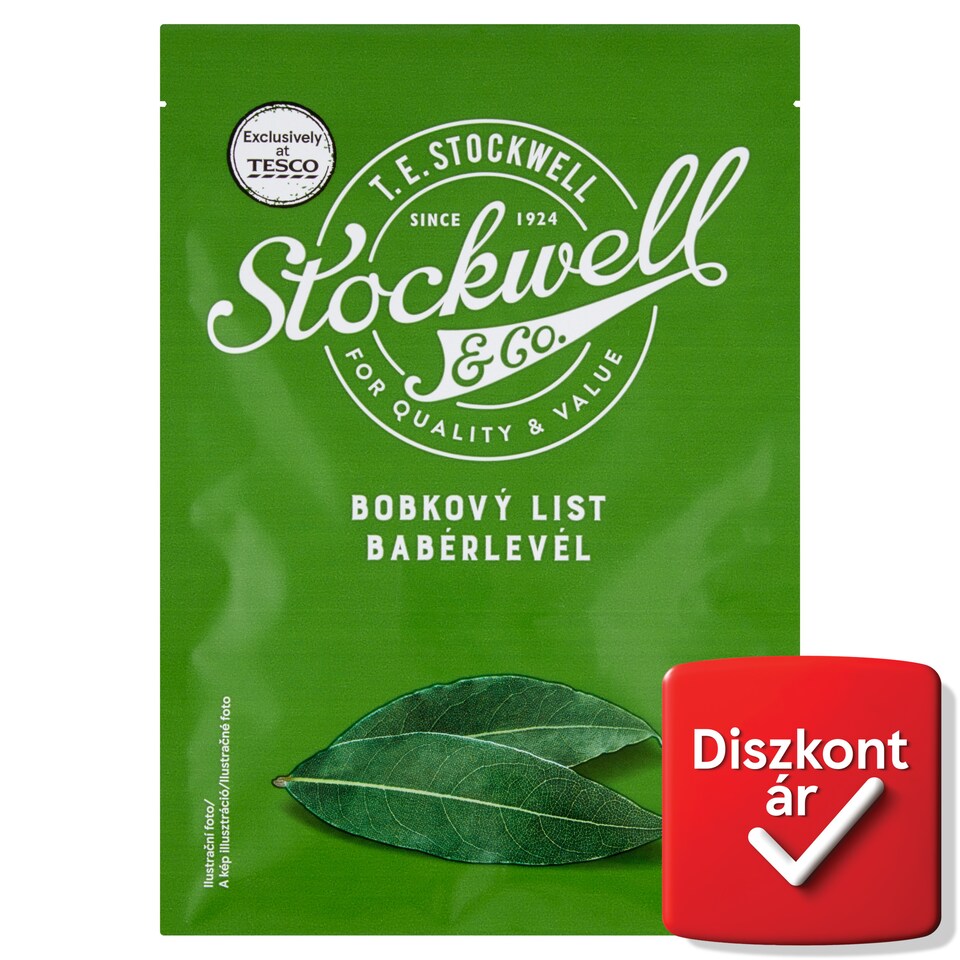 Stockwell & Co. szárított, egész babérlevél 5 g