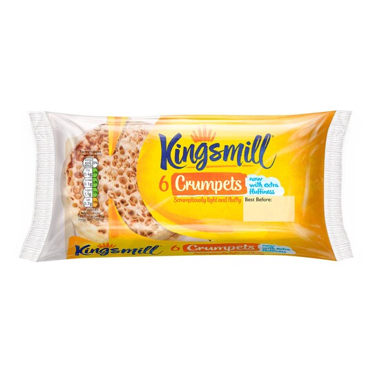 Kingsmill Crumpets 6 Pack Tesco Groceries