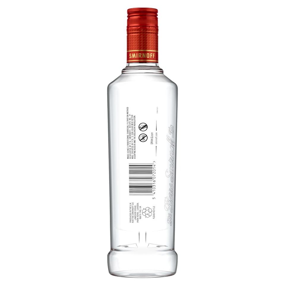 image 1 of Smirnoff Red Vodka 50Cl