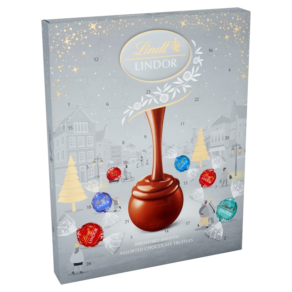 image 1 of Lindt Lindor Assorted Sliver Advent Calendar 233g