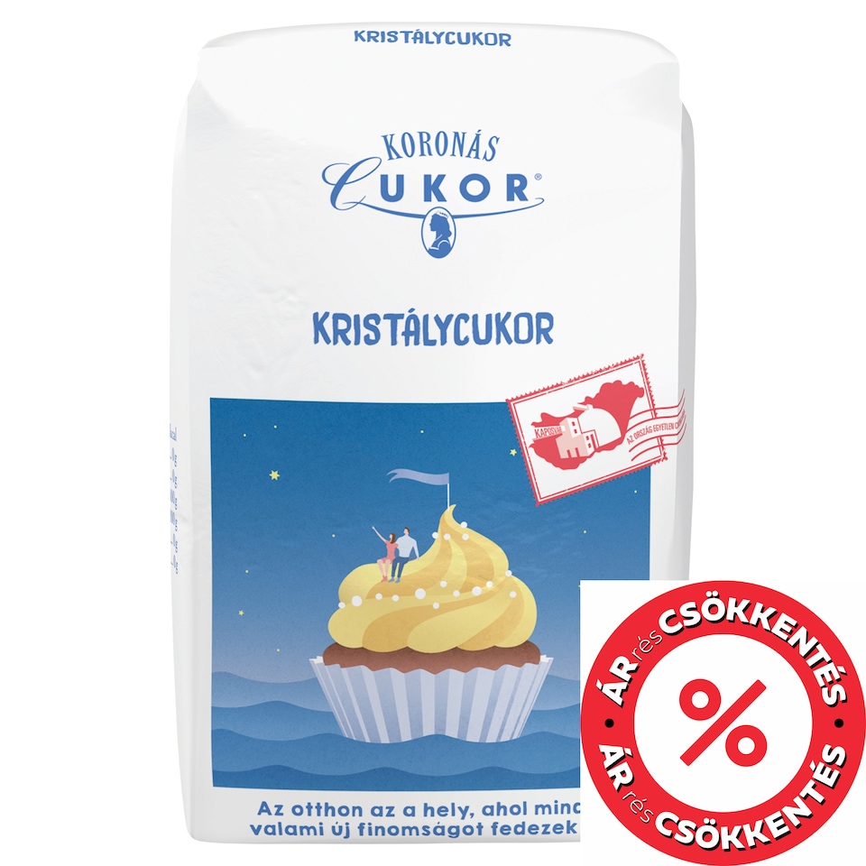 Koronás Cukor kristálycukor 1000 g