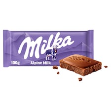 Milka Alpine Chocolate Bar 100G