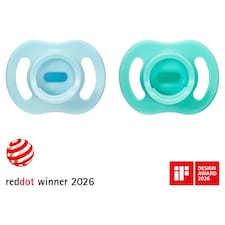 Tommee Tippee Ultra Light Stay Put Soothers x2 0-6 Months