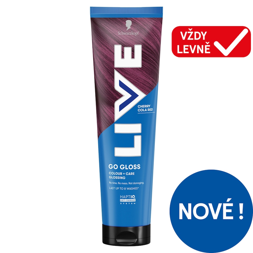 Schwarzkopf Live Go Gloss Cherry Cola Red 150ml