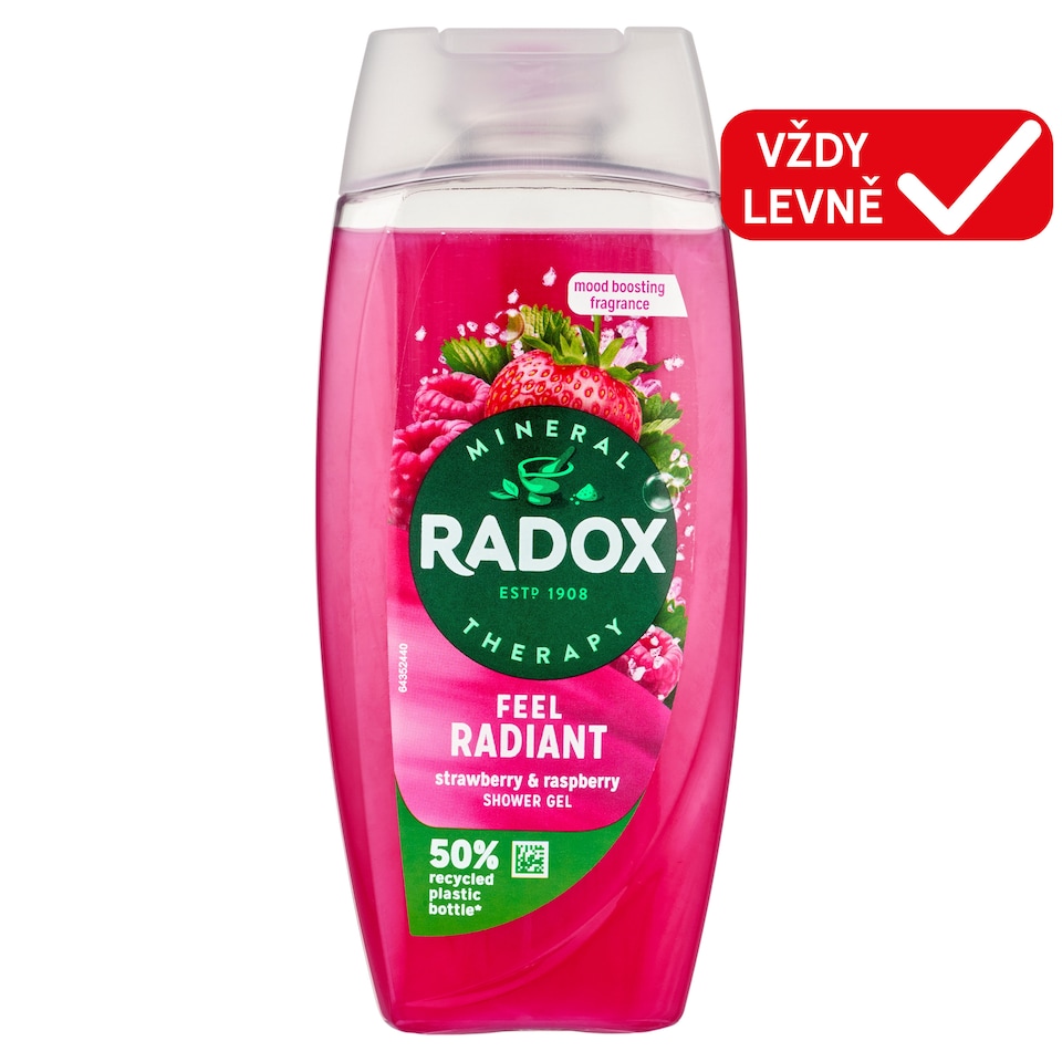 Obrázek 1 pro produkt Radox Feel Radiant Srpchový gel 225ml