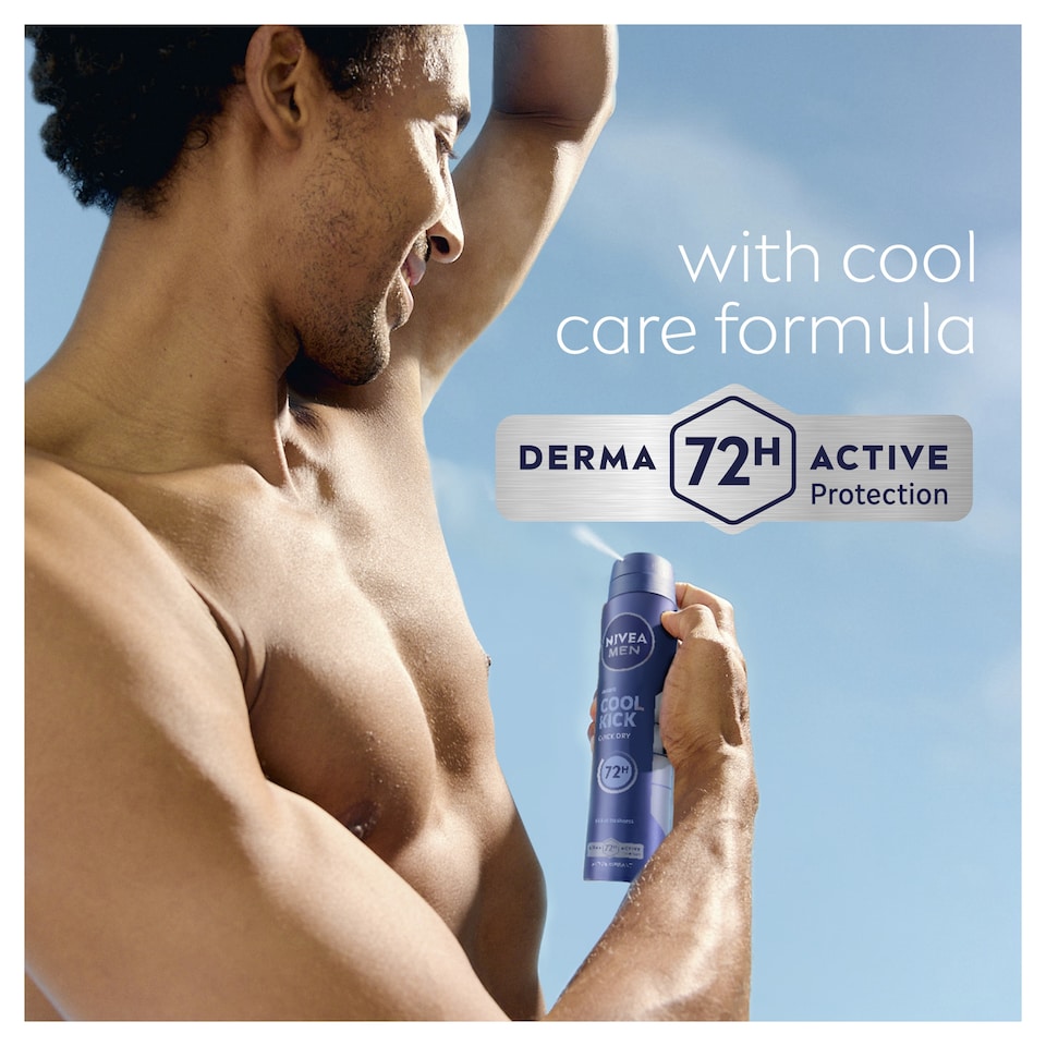 image 1 of Nivea Men Cool Kick Antiperspirant Deodorant 250Ml