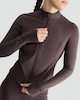 image 1 of F&F Active Zip Through Quick Dry Jacket in Brown