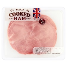 Tesco British Cooked Ham 120G