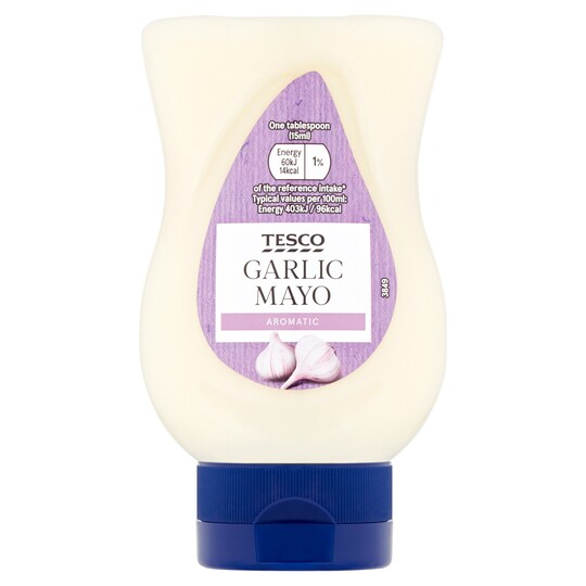 Tesco Garlic Mayonnaise 235Ml Tesco Groceries