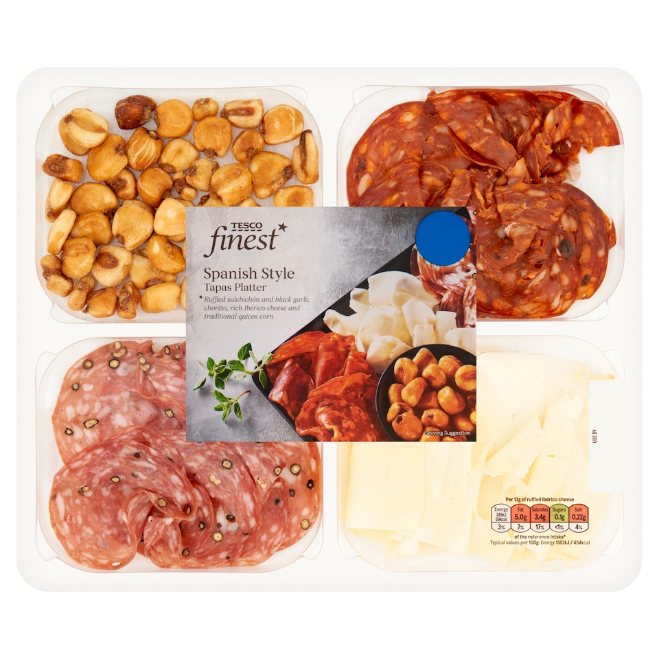 Tesco Finest Spanish Style Tapas Platter 155g