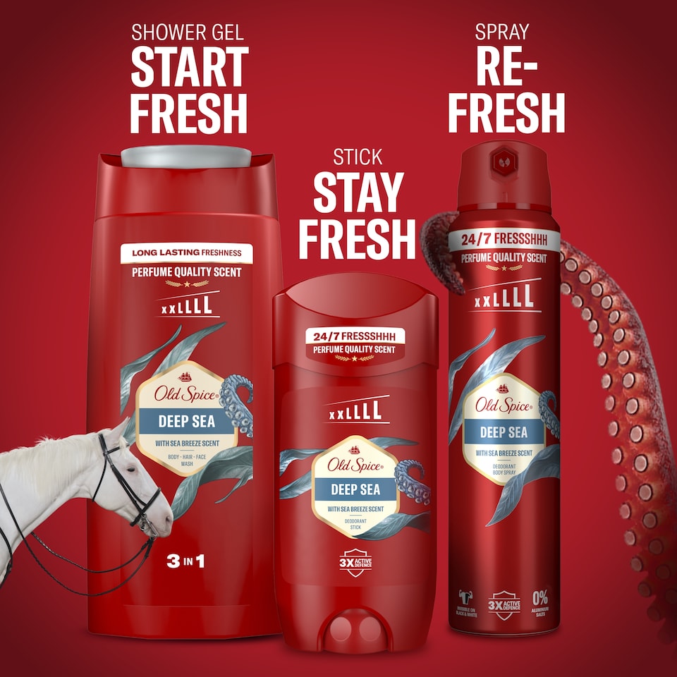 obrázok 1 z Old Spice Deep Sea Tuhý Dezodorant Pre Mužov 85ml