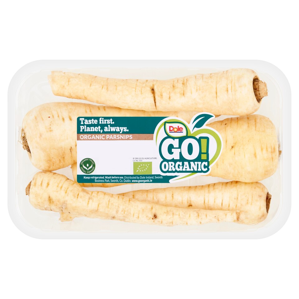 Dole Go Organic Parsnip 500g