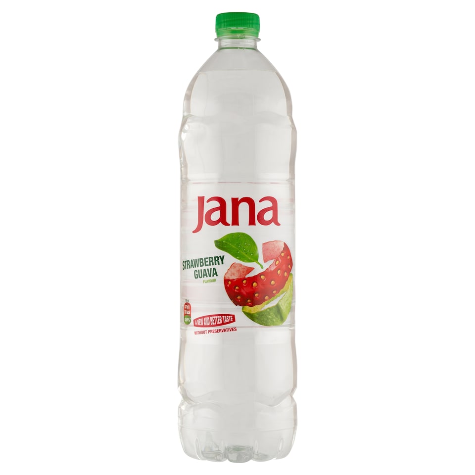 Jana eper és guava ízű, energiaszegény, szénsavmentes üdítőital 1,5 l