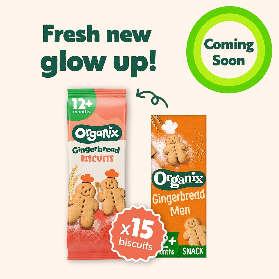 image 1 of Organix 15 Gingerbread Men 135G