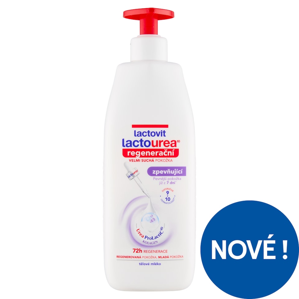Obrázek 1 pro produkt Lactovit Lactourea¹⁰ Zpevňující tělové mléko 400ml