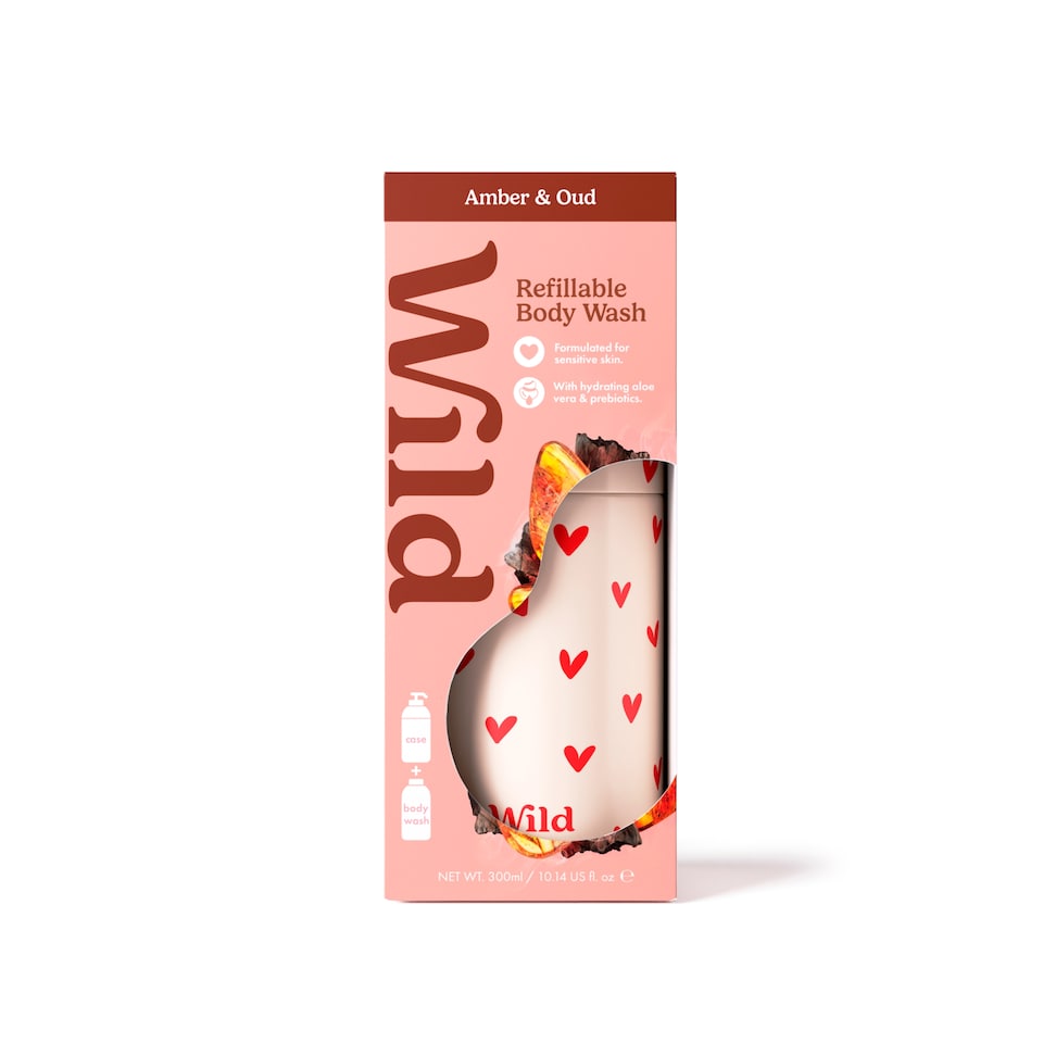 image 1 of Wild Amber & Oud Refillable Body Wash 300ml