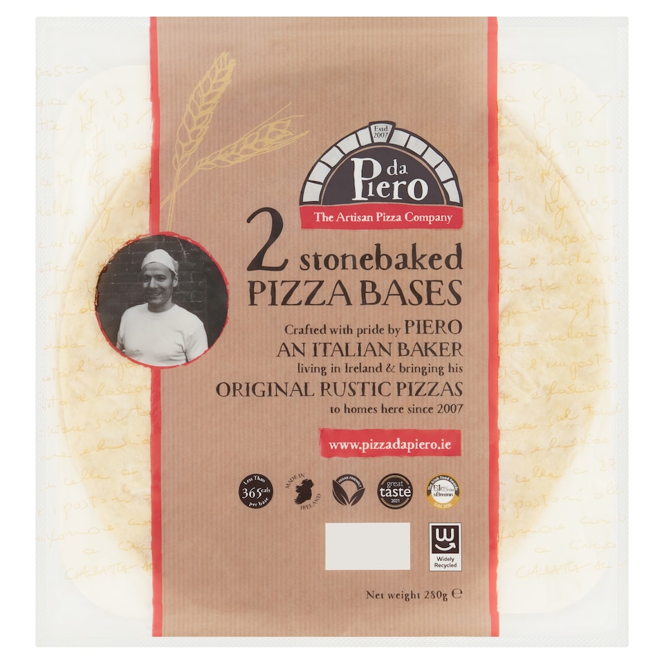 Pizza Da Piero Fresh Pizza Base 280G