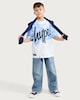 image 1 of Hype Pure Cotton Slogan T-Shirt in Blue