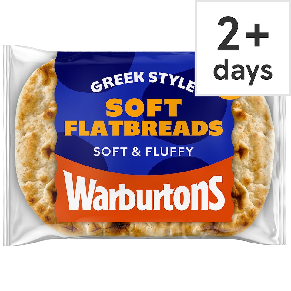 Warburtons 4 Soft Flatbreads