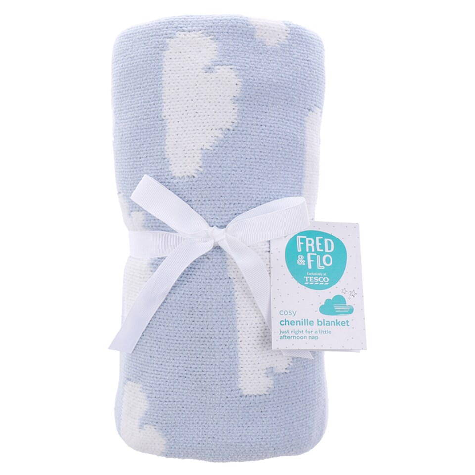 Fred & Flo Cloud Chenille Blanket