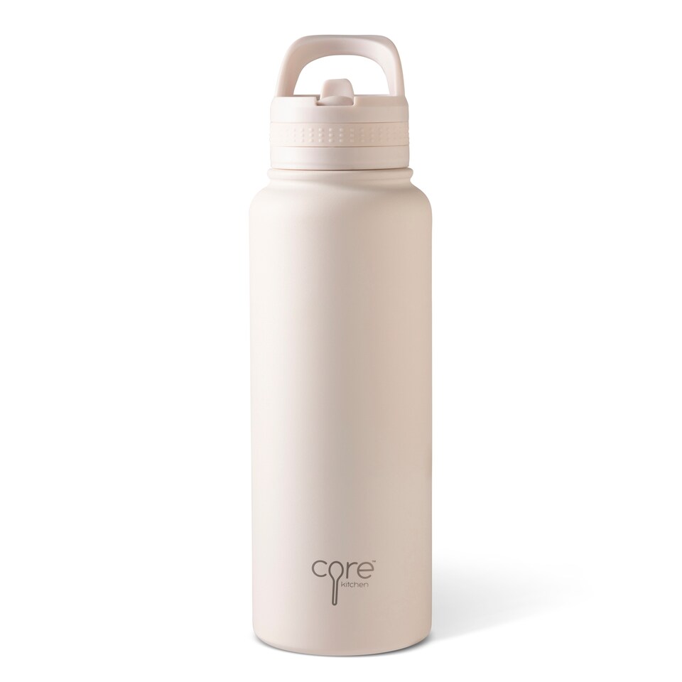 image 1 of Core Kitchen Pink Timber with Sipper Lid 1.2L