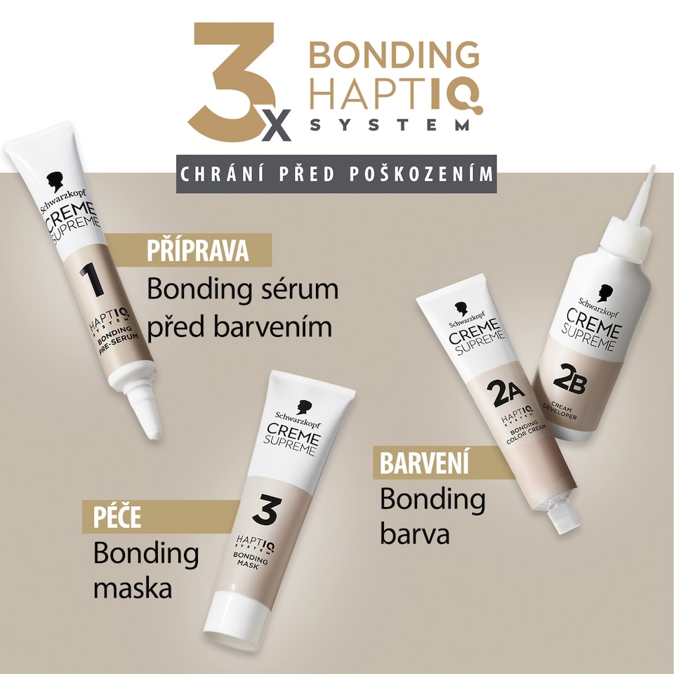 Obrázek 1 pro produkt Schwarzkopf Creme Supreme Barva na vlasy 1-1 Chladná černá