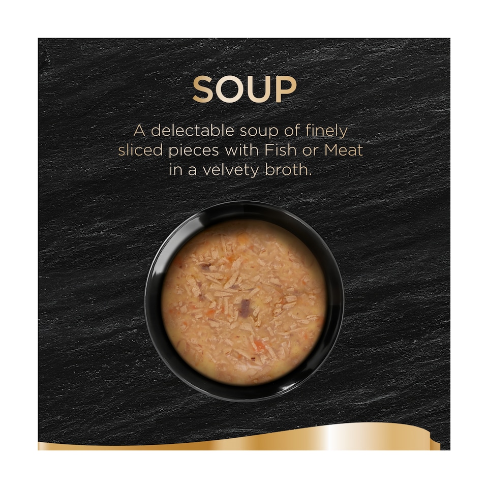 image 1 of Sheba Classics Cat Food Soup Pouches Tuna Fillet 4x40g