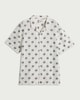 image 4 of The F&F Edit Cotton Rich Embroidered Short Sleeved Shirt in Cream