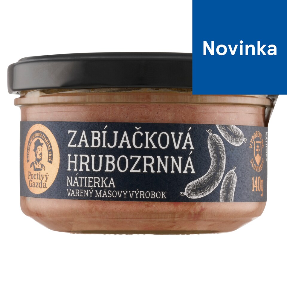 image 1 of Poctivý Gazda Coarse-Grained Meat Spread 140 g