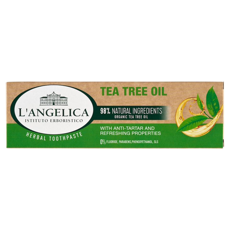 L'Angelica Teafaolaj gyógynövényes fogkrém 75 ml
