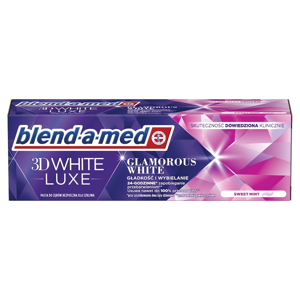 Blend-A-Med 3DWhite Luxe Glamorous White Fogkrém, 75 ml 1. kép