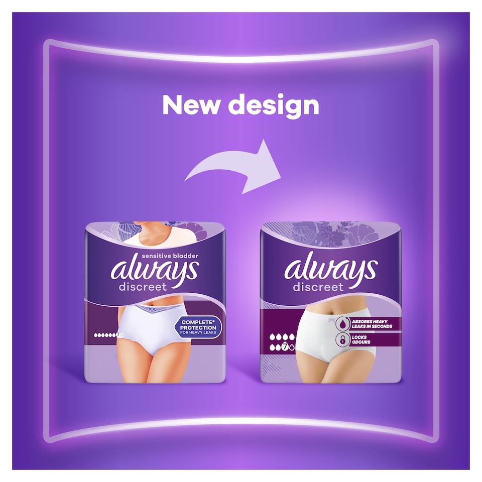 image 1 of Always Discreet Incont Pants Plus Large X8
