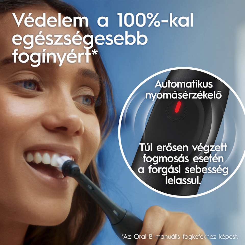 Oral-B iO 2 Elektromos Fogkefe, Éjfekete 1. kép
