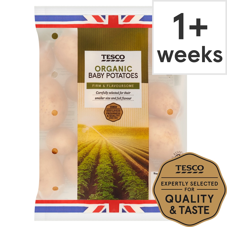 image 1 of Tesco Organic Baby Potatoes 750G