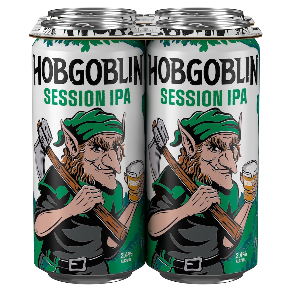 image 1 of Hobgoblin Session IPA Ale Beer 4 x 440ml