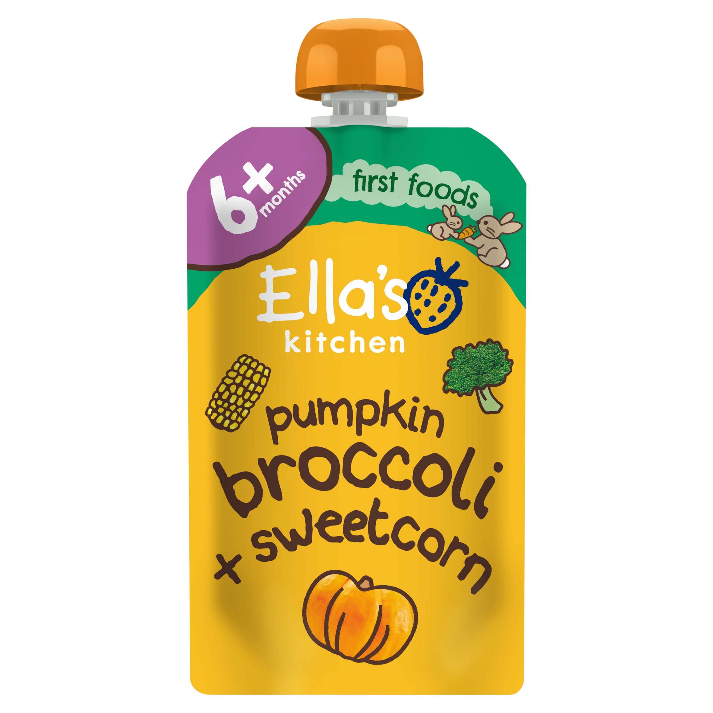 Ella's Kitchen S/Corn, Pumpkin & Broccoli 120G