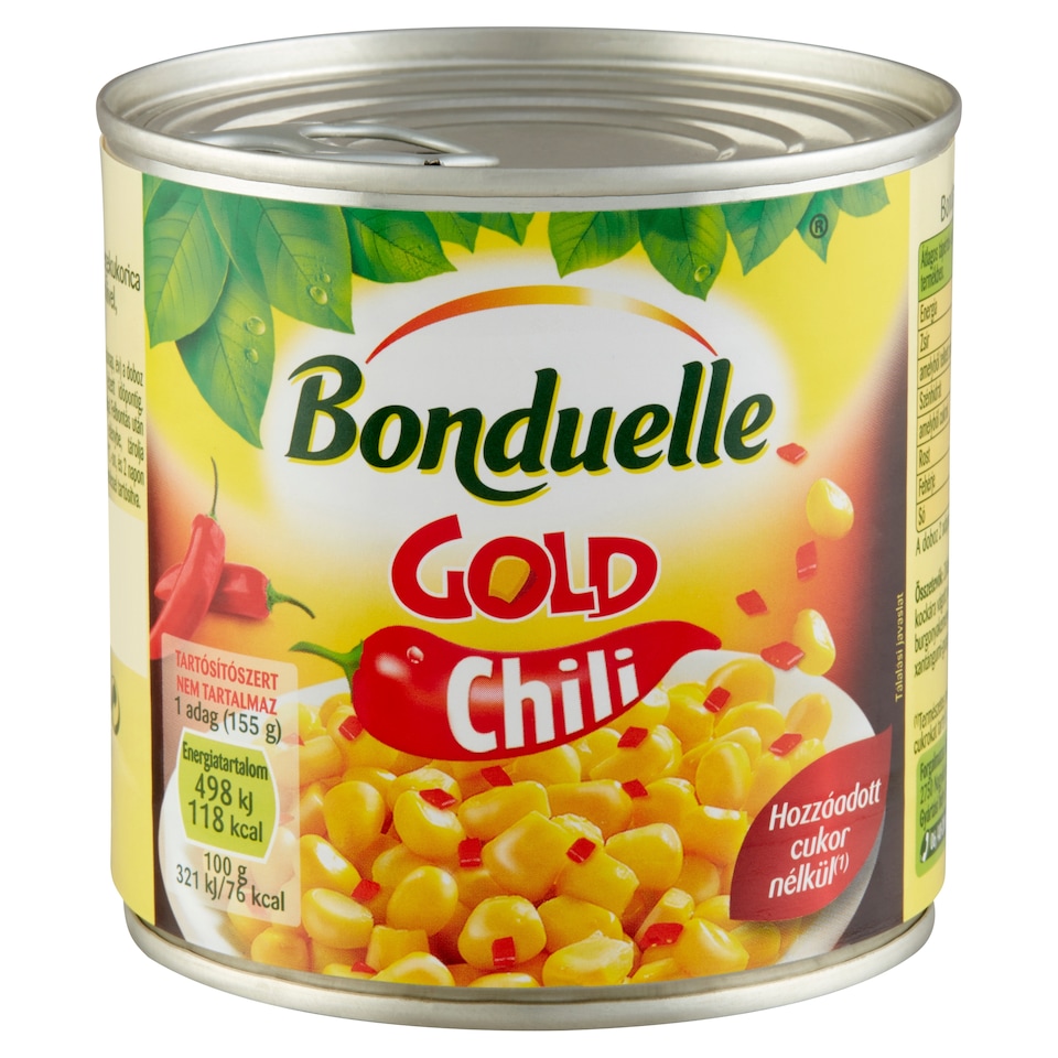 Bonduelle Gold Chili morzsolt csemegekukorica paprikával és chilivel 310 g  1. kép