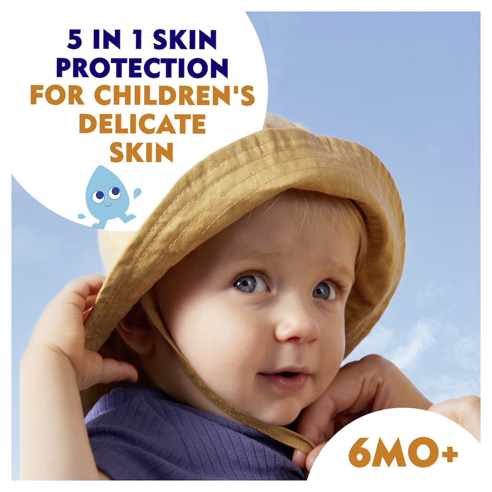 image 1 of NIVEA SUN Kids Sensitive Sun Cream Spray SPF50+ 200ml